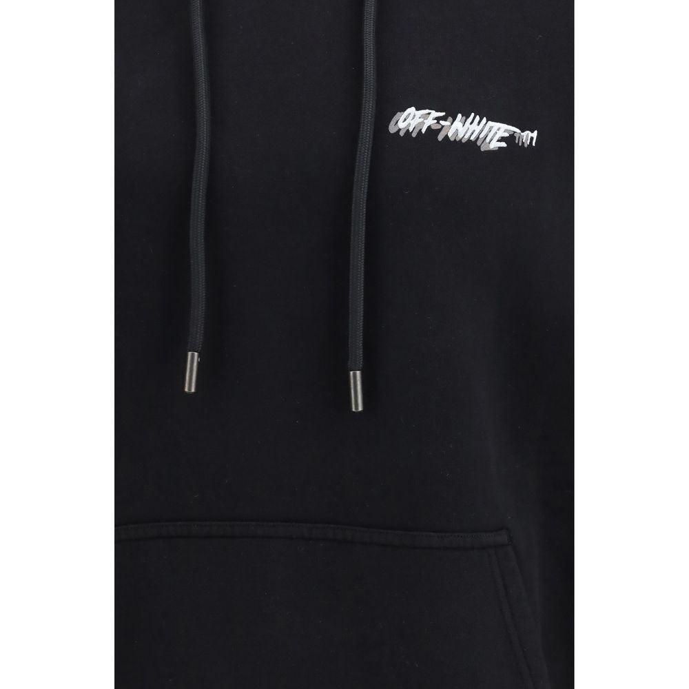 Black Cotton Sweatshirt Off-White
