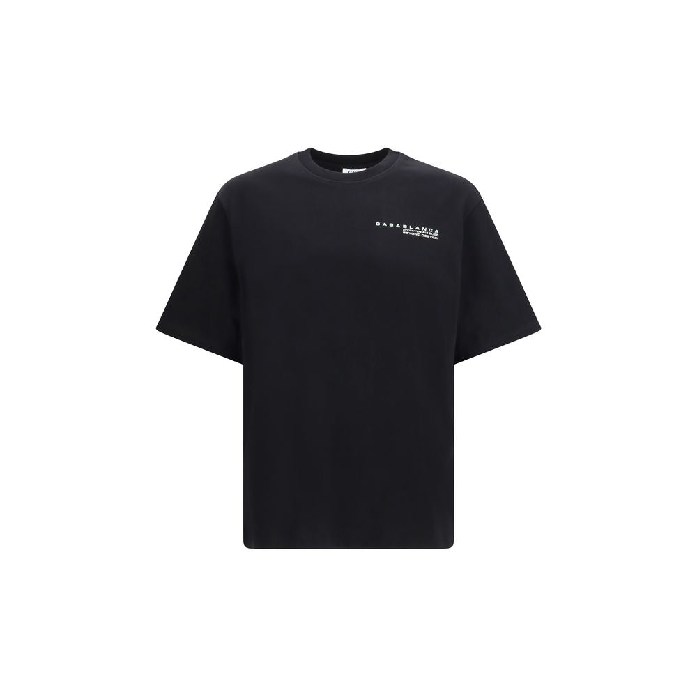 Black Cotton T-Shirt Casablanca