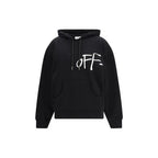 Black Cotton Sweatshirt Off-White