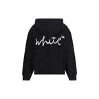 Black Cotton Sweatshirt Off-White