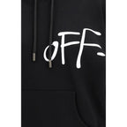 Black Cotton Sweatshirt Off-White