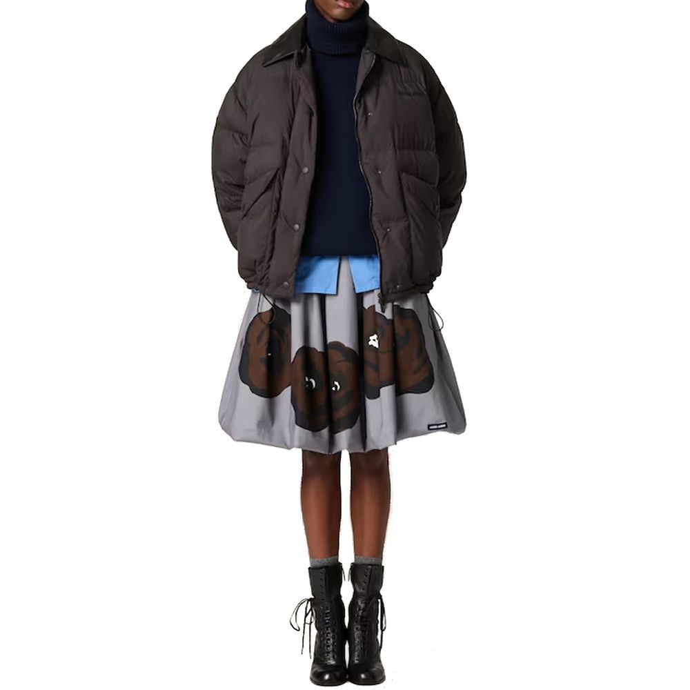 Blue Cashmere Turtleneck Miu Miu