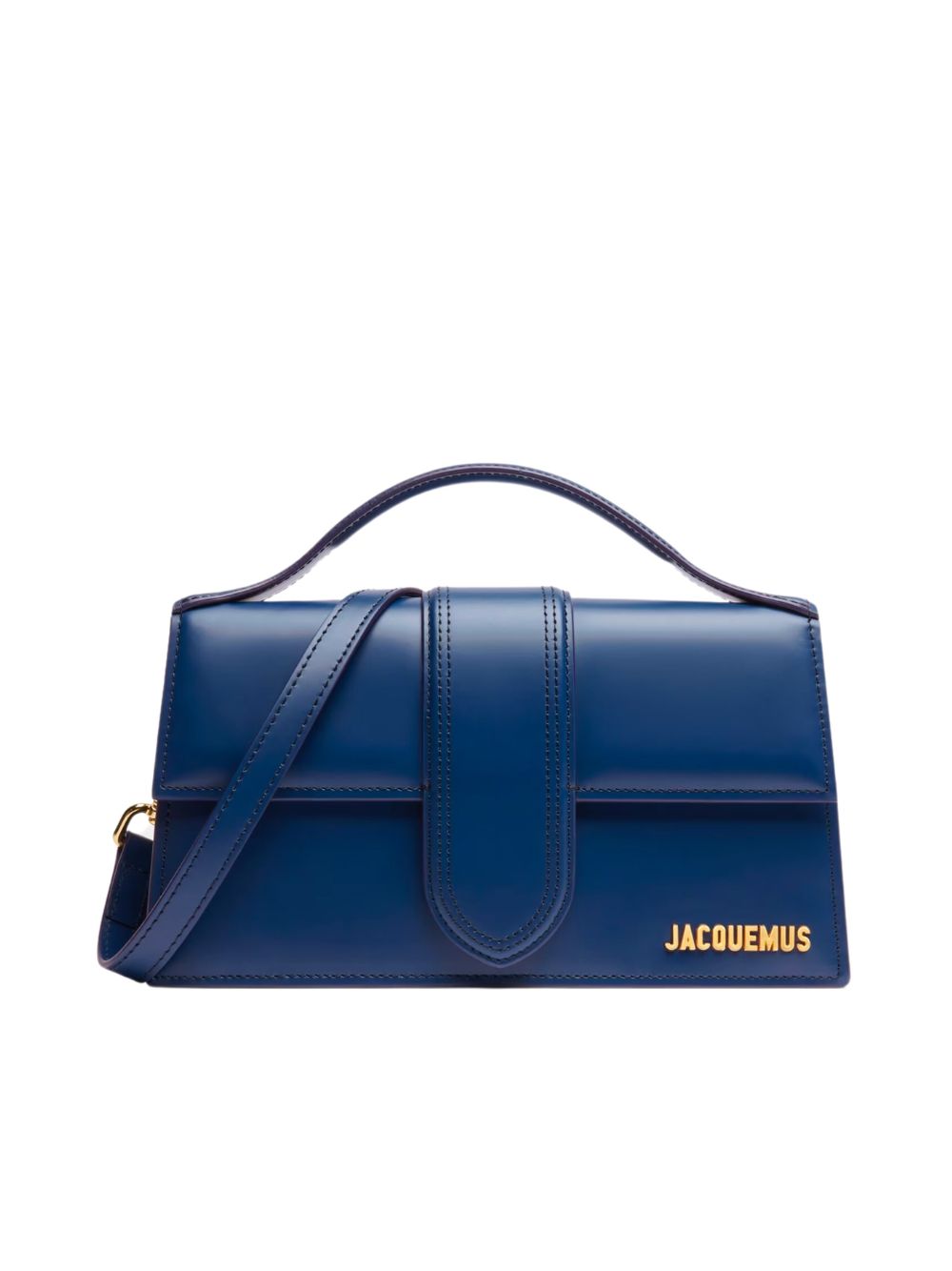 Dark NavyLeather Le Grand Bambino Handbag Jacquemus