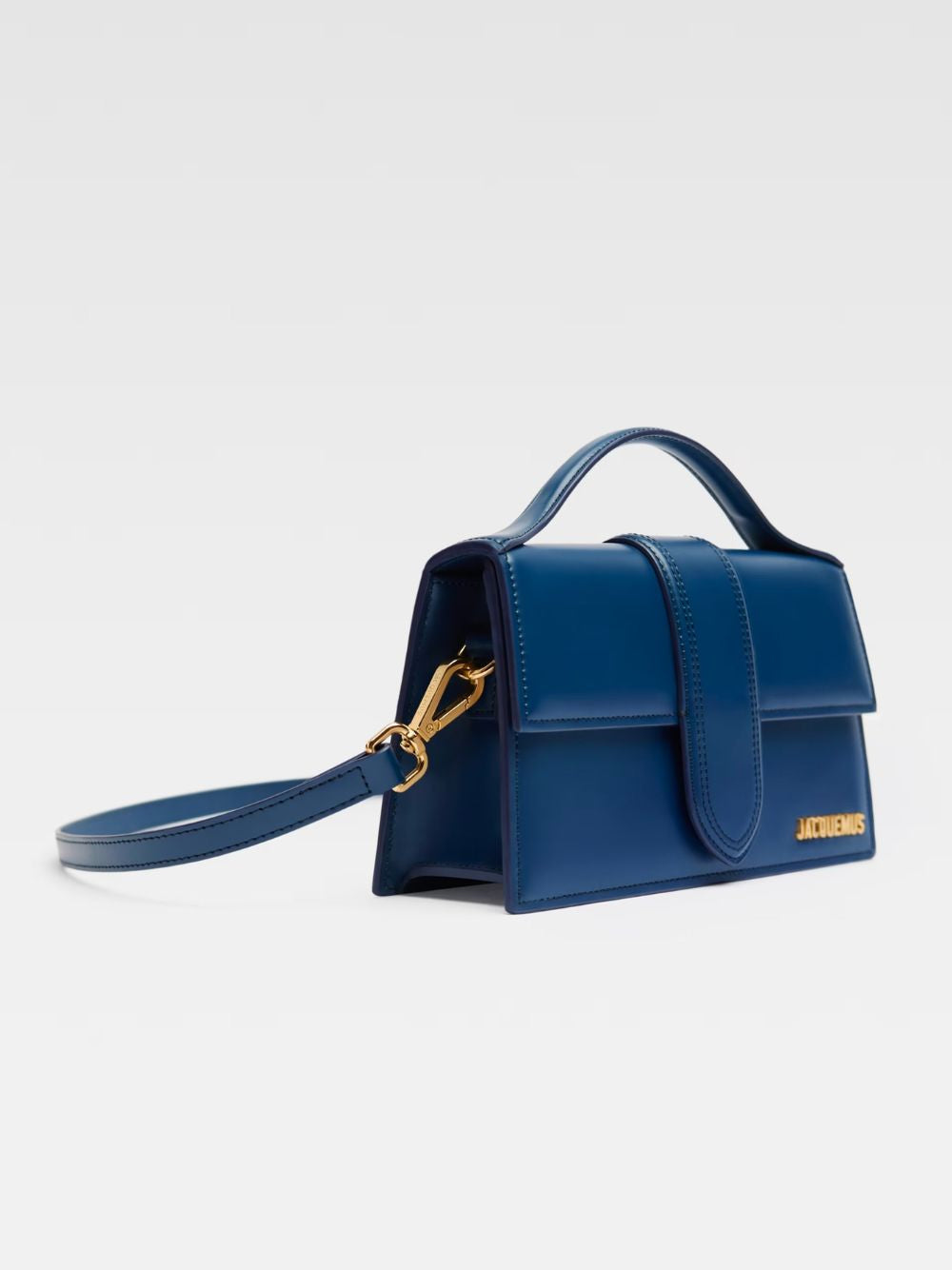 Dark NavyLeather Le Grand Bambino Handbag Jacquemus