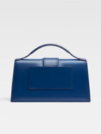 Dark NavyLeather Le Grand Bambino Handbag Jacquemus