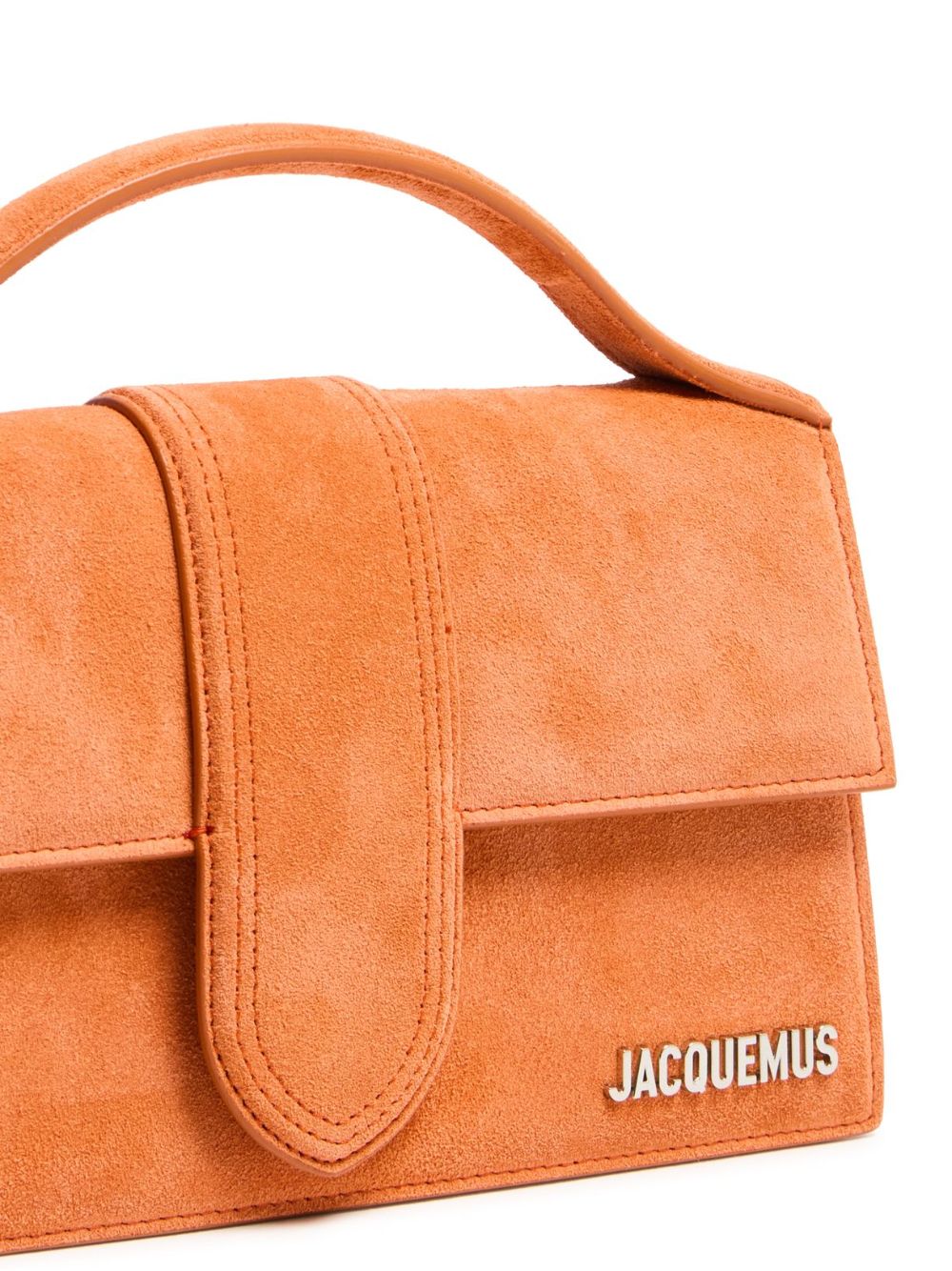 Terracotta Leather Le Grand Bambino Handbag Jacquemus