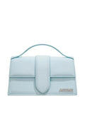 Pale blue Leather Le Grand Bambino Handbag Jacquemus