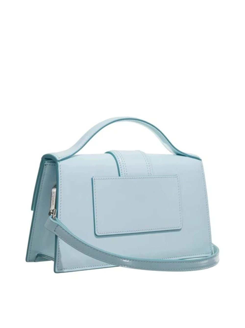 Pale blue Leather Le Grand Bambino Handbag Jacquemus