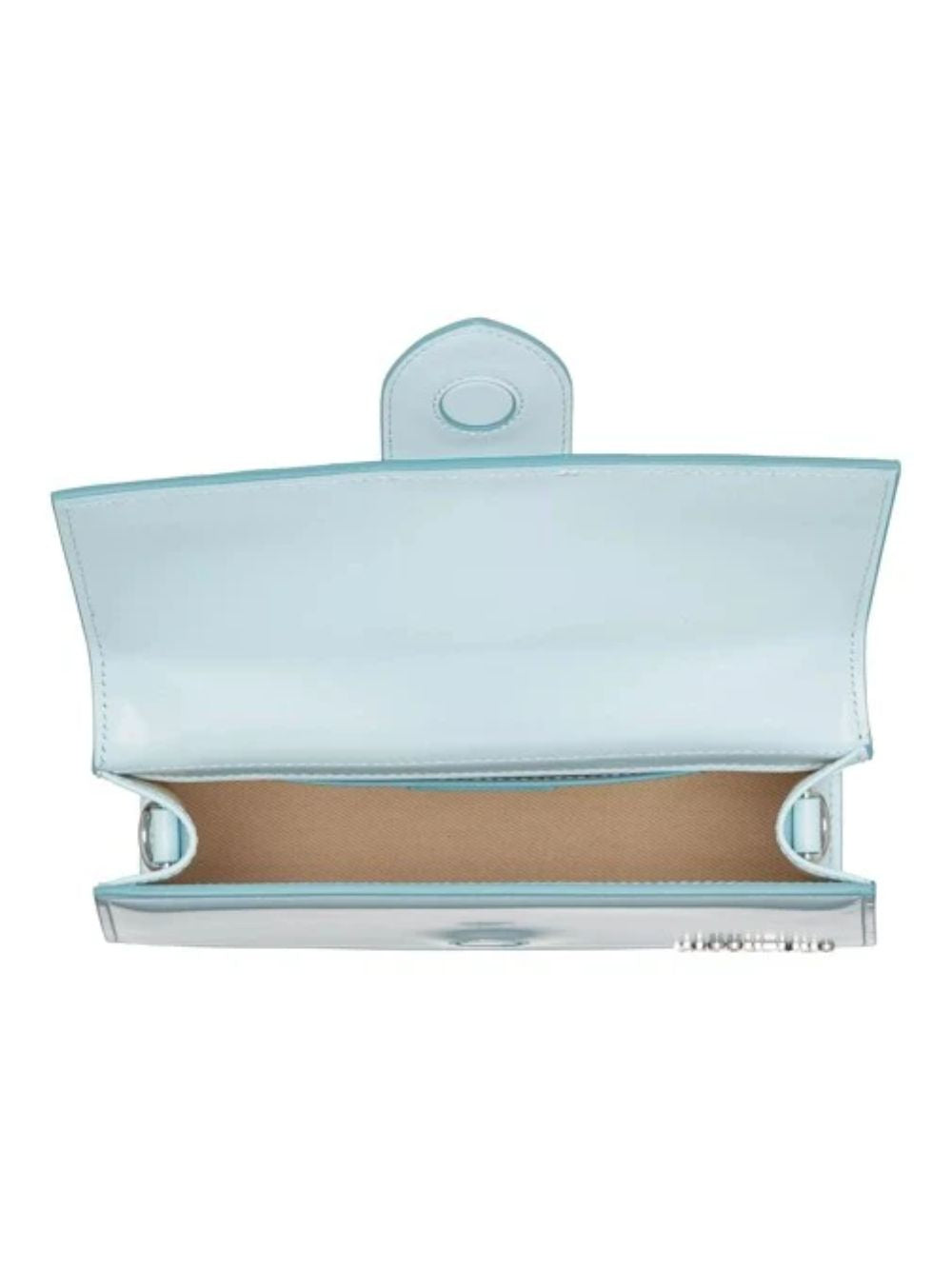Pale blue Leather Le Grand Bambino Handbag Jacquemus