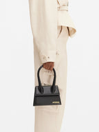 Black  leather Le Chiquito moyen bag