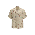 Multicolor Silk Pattern Shirt Valentino