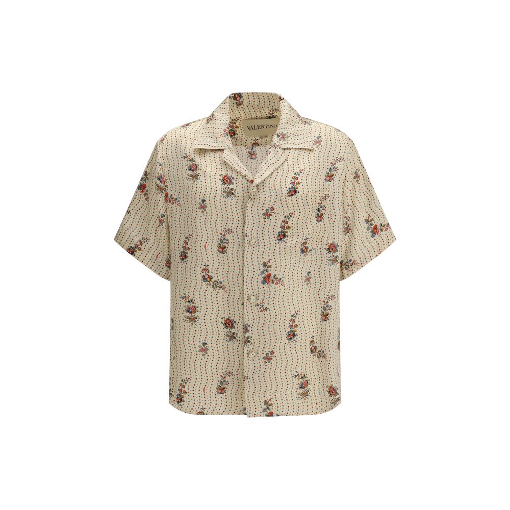 Multicolor Silk Pattern Shirt Valentino