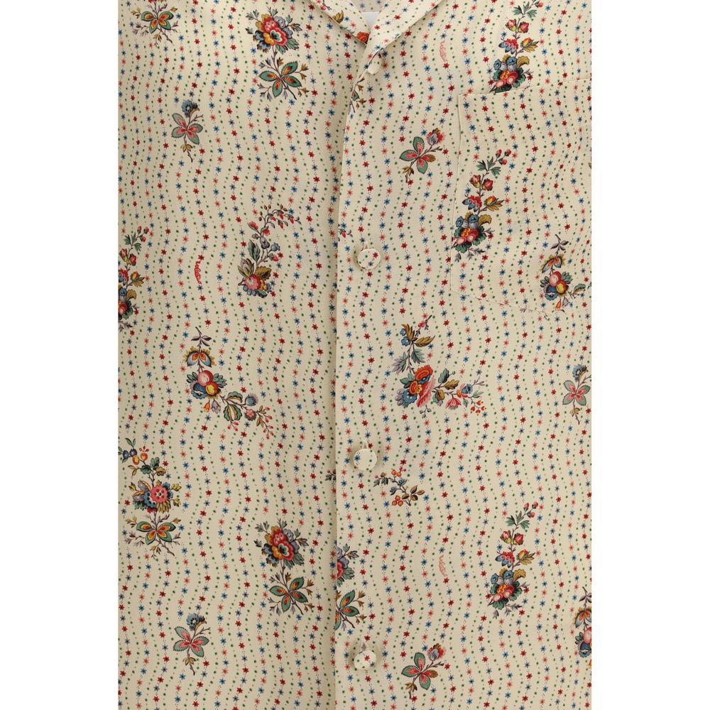 Multicolor Silk Pattern Shirt Valentino