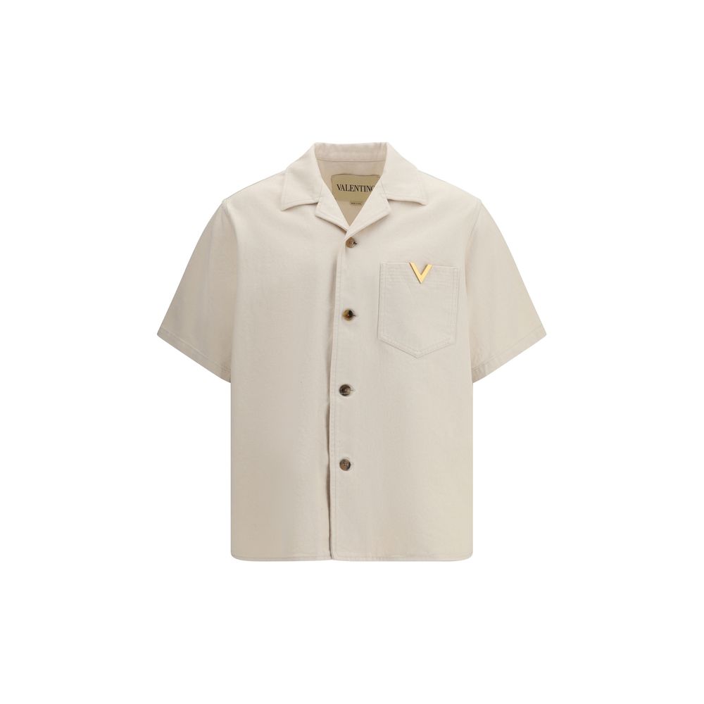 Beige Denim Shirt Valentino
