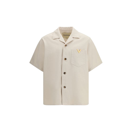 Beige Denim Shirt Valentino