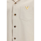 Beige Denim Shirt Valentino