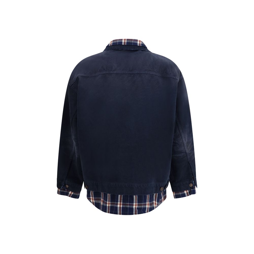 Blue Cotton Denim Jacket Balenciaga