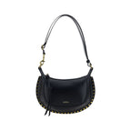Black Calf Leather Bos Taurus Shoulder Bag Isabel Marant