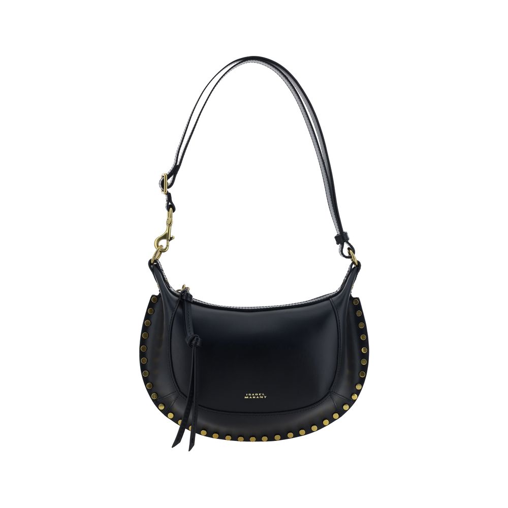 Black Calf Leather Bos Taurus Shoulder Bag Isabel Marant