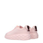 Pink Fabric Platform Sneakers Jimmy Choo