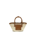 Brown Raffia Handbag