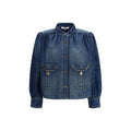 Blue Cotton Denim Jacket Chloé