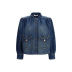 Blue Cotton Denim Jacket Chloé