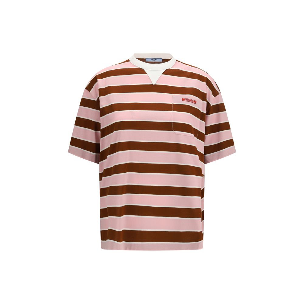 Multicolor Cotton T-Shirt Prada