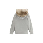 Gray Cotton Sweatshirt Prada