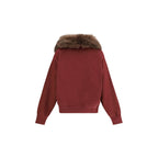 Bordeaux Cotton Sweatshirt Prada