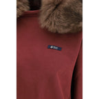 Bordeaux Cotton Sweatshirt Prada