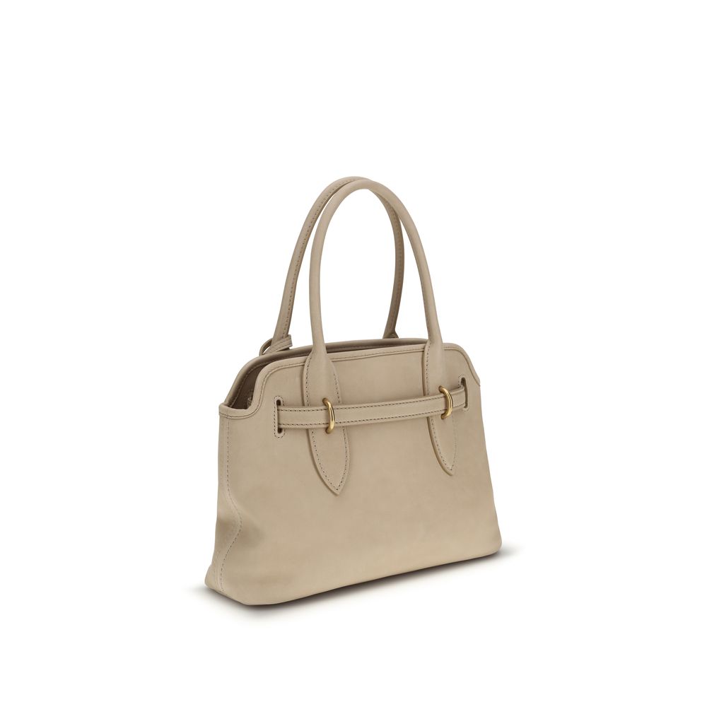 Beige Lamb Ovis Aries Aries Handbag Miu Miu