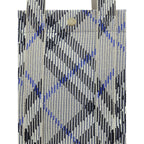 Gray Fabric Shoulder Bag