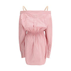 Multicolor Cotton Casual Dress Miu Miu