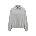 Gray Cotton Sweatshirt Miu Miu