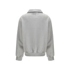 Gray Cotton Sweatshirt Miu Miu