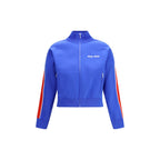 Blue Polyamide Sweatshirt Miu Miu