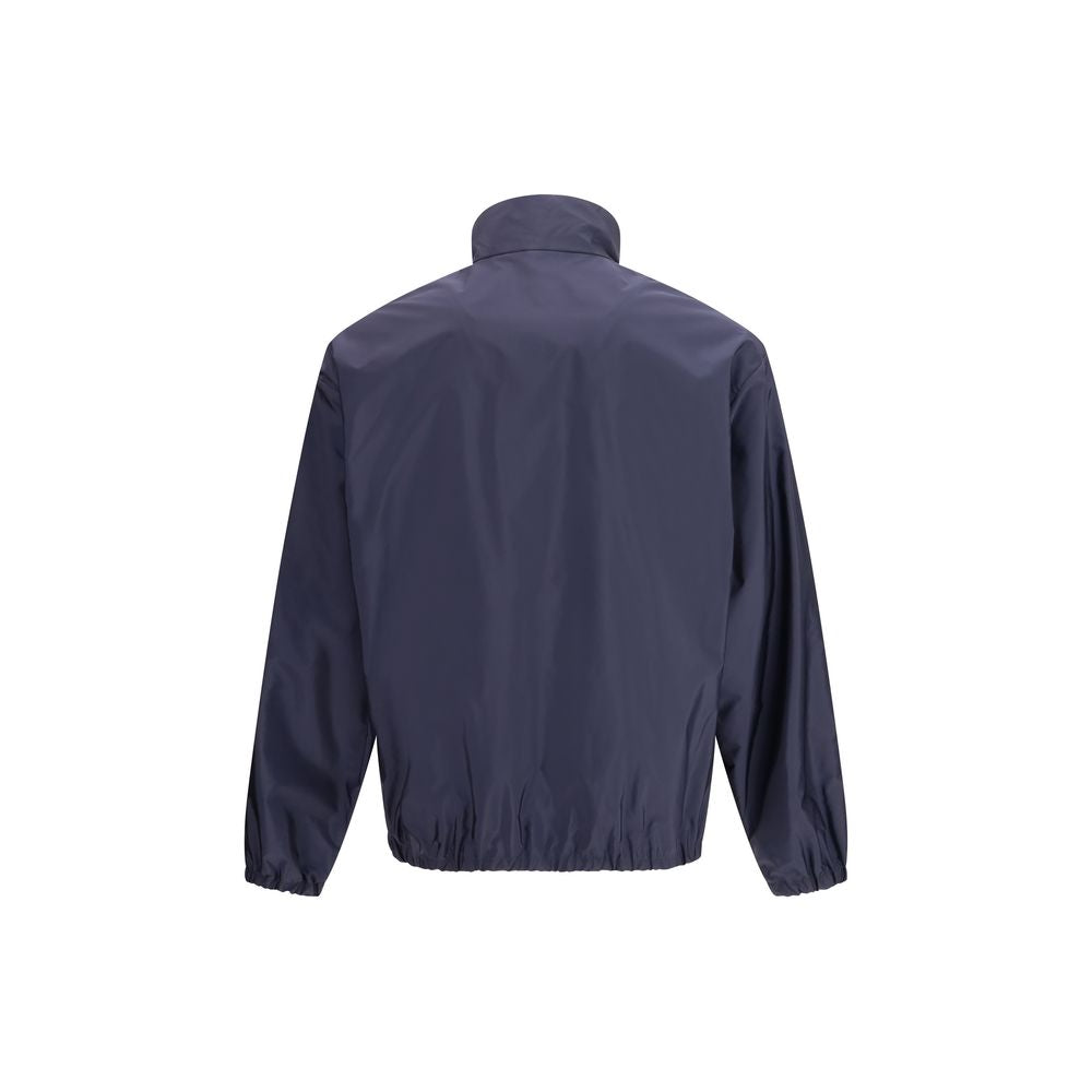 Blue Recycled Polyamide Shell Jacket Prada