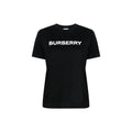 Black Cotton T-Shirt Burberry