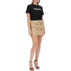 Black Cotton T-Shirt Burberry