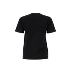 Black Cotton T-Shirt Burberry