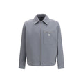 Gray Cotton Shell Jacket Fendi