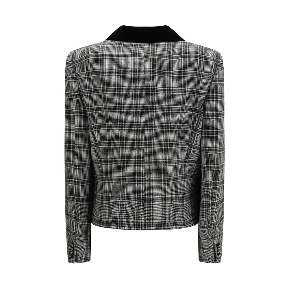 Gray Fleece Wool Coat Valentino