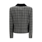 Gray Fleece Wool Coat Valentino