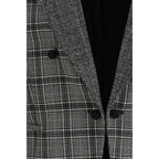 Gray Fleece Wool Coat Valentino