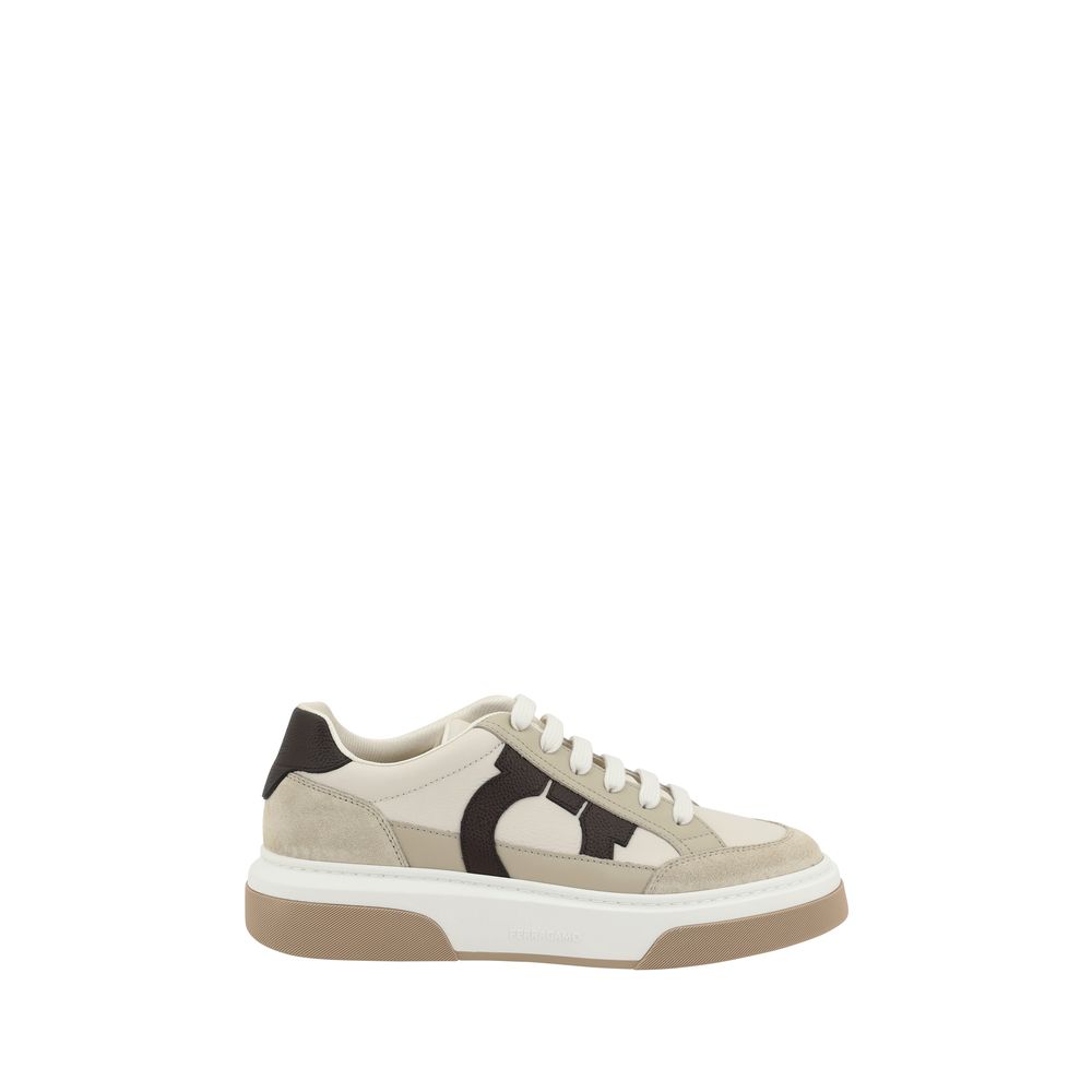 Multicolor Calf Leather Bos Taurus Platform Sneakers Ferragamo