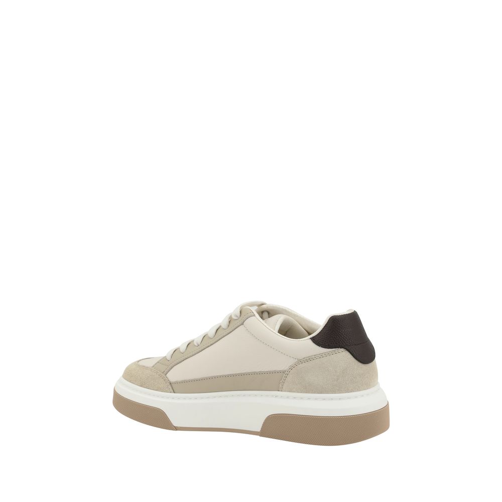 Multicolor Calf Leather Bos Taurus Platform Sneakers Ferragamo