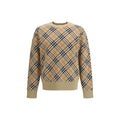 Beige Cotton Sweatshirt Burberry