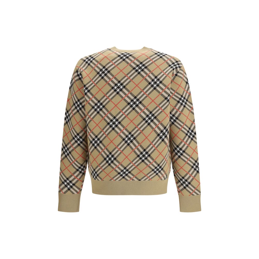 Beige Cotton Sweatshirt Burberry