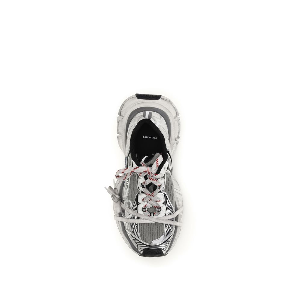 Multicolor Polyester Athletic Sneakers